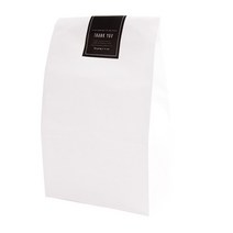 봄91 화이트 페이퍼백 대 50p + 땡큐 마감스티커 블랙 50p, 혼합 색상, 1세트