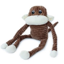 지피포우즈 강아지용 긴팔 원숭이 봉제 인형 Large, 혼합 색상, 1개