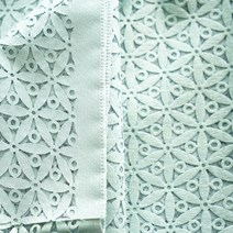 나비손길 데이지 펀칭 패브릭원단, 05 민트
