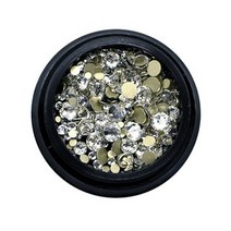 네일트랜드 베이직 크리스탈 믹스 네일스톤, 클리어, 1개