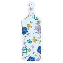 로엠디자인 양면 서빙 도마 보드 채소그린, 로맨틱블루floral비색, 1개