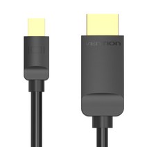 벤션 무산소 Mini DP to HDMI 케이블, 1개, 1.5m