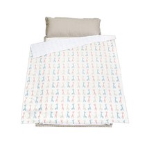 코니아일랜드 사과라벨 여름용 어린이집 낮잠이불세트 메밀 베개솜포함, 빈티지지라프