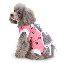 반려동물 중성화 수술복 핑크발도장 L, 1개