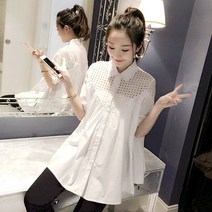 팡팡샵 C. 아일렛펀칭 블라우스