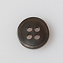 HR빅버튼 꽃다지 단추 9mm, 브라운, 8개입