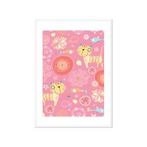 더윤 북유럽 캔버스액자 KID0012, 메탈화이트