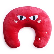 애니나라 헬로캣 배꼽허그 쿠션, 아라(Red)