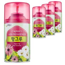 리빙굿 향그루 숲속향 방향제, 280ml, 4개입