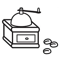 디자인수풀 그래픽 스티커 빅 아이콘 64, 블랙