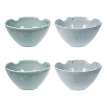 정담 정헌진 젓가락면기 소 청자 2p + 분청 2p, 혼합 색상, 4개입
