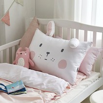 쉬즈홈 DTP 마이크로 동물형태 베개커버, 코니 아이보리