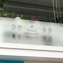 제제데코 무점착 반투명 칼라안개 창문시트지 엔틱커피로맨스01 A타입, 그레이