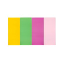 퍼니존 퍼니테라피 유아폴더매트 엘로우비비드시리즈5, 옐로우 + 그린 + 핫핑크 + 베이비핑크