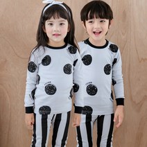 메이키즈 아동용 모노도트 오가닉 30수 후라이스 실내복 상하의 세트