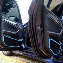 블랙라벨 샤무드 도어커버 블랙 테두리 스카이, 쉐보레, 스파크(구형)