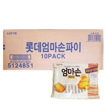 롯데제과 엄마손파이, 254g, 10개