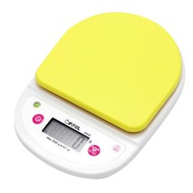 오펠 주방저울 3kg 대용량 OF-3004A, 머스타드
