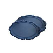 멜로우스페이스 오마주 실리콘 코스터 컵받침 2p, Navy