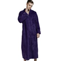 더자카 빅프리 플란넬 가운 XL, 퍼플, 1개