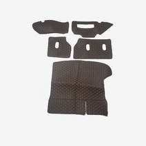 JIAODIAN 프리미엄 퀼팅 트렁크 매트 다크브라운, 지프, Compass 2007~2015년 저옵션