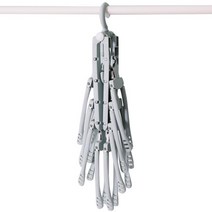 바네스데코 공간절약 다용도 회전 접이식 옷걸이 매직행거, 상큼민트, 1개