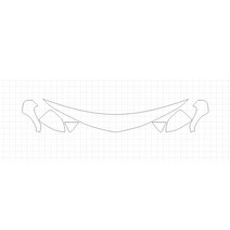 헥시스 쉐보레 카마로 ZL1 2018 PU PPF 보호필름 차량용 가드용품, 05. HFM 30.48cm, BIKINI, WRAPPED, 1개