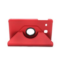 월드온 360도 회전 태블릿 pc용 가죽케이스, 레드