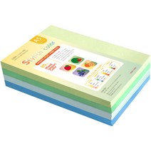 종이문화 스타일리쉬색지혼합 복사용지 356 SS Summer 80g, A5, 520매
