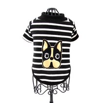 도그아이 골드 프렌치불독 강아지옷, 블랙