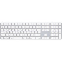 Apple 정품 매직 키보드 WITH NUMERIC KEYPAD, 실버, 일본어