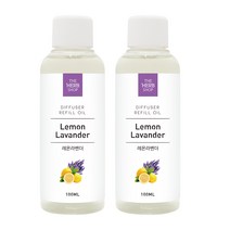 더허브샵 디퓨져 리필 오일 2p 세트, 레몬라벤더, 100ml