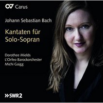 JOHANN SEBASTIAN BACH - CANTATAS FOR SOLO SOPRANO / DOROTHEE MIELDS 바흐 : 소프라노 독창 칸타타 199 204번 독일수입반, 1CD