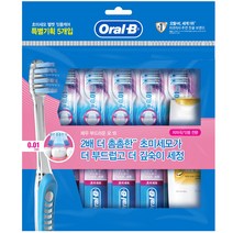 오랄비 초미세모 벨벳 잇몸케어 칫솔 5개 + 팬틴 극손상 케어 샴푸 90ml, 1세트