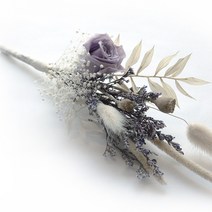 도시정원 프리저브드 베이비장미 꽃다발, 퍼플