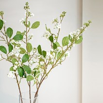 아티파티 하늘하늘 섬세한 비브륨가지 실크플라워 인테리어 조화 87cm 1p, 혼합 색상