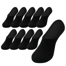 프레리 남성용 무지쿠션 페이크삭스 덧신 10켤레