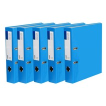 희망화일 아치바인더 민, 청색, 5개입