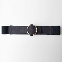 패션포인트 여성용 원형 인조가죽 벨트 50mm