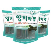 양치하개 강아지 양치껌 14p, 녹차, 3개입