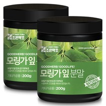 조은약초 프리미엄 모링가 잎가루, 200g, 2개