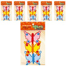 동기오피스 펠트아트지 접착식 4p x 6개, DF-1082 나비A