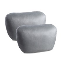 삼에스 S급 차량용 목쿠션 2p, 그레이