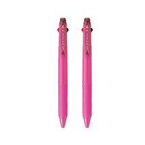 제트스트림 3색볼펜 0.38mm, 로즈핑크, 2개입
