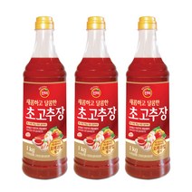 진미 새콤달콤 초고추장, 1kg, 3개