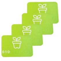 쁘띠팬시 주차번호판 DA7027, 화분, 4개입