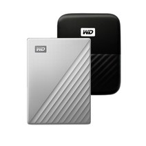 WD My Passport Ultra For Mac USB C 맥용 외장하드 + 파우치, 2TB, 실버