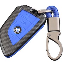 24시 BMW 스마트키 키케이스, C타입 카본블루