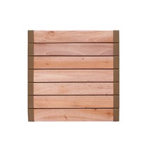 안스하우스 DIY 멀티매트 마호가니원목 400 x 400 x 15 mm, 초코, 1개