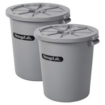 스토리지랩 만능용기 대형쓰레기통 65L, 2세트